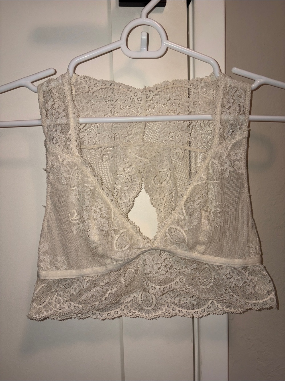 Lace Bralette Tank - Cream Lace Women's Intimate
